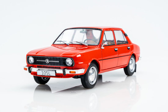 Skoda 105L, red, 1976