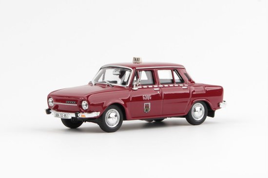 Škoda 110L (1973) - Taxi, rubínově červená