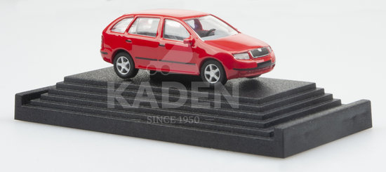 Skoda Fabia Combi red