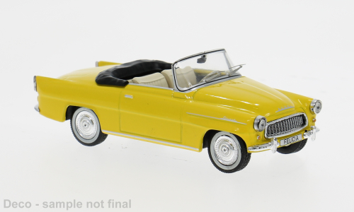 Skoda Felicia Cabrio, žlutá, 1959