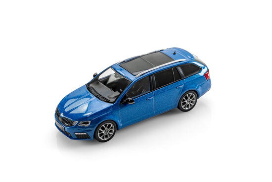 Skoda Octavia RS (III), metallic-blue, 2014