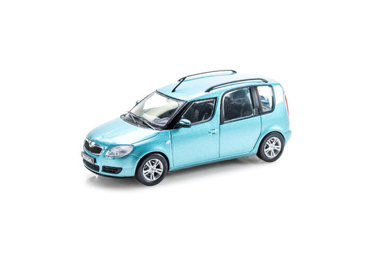 Skoda Roomster, metallic-hellblau, 2007
