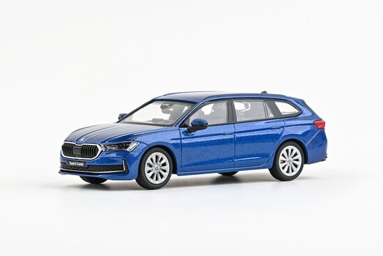 Škoda Superb IV Combi - Modrá Cobalt Metalíza