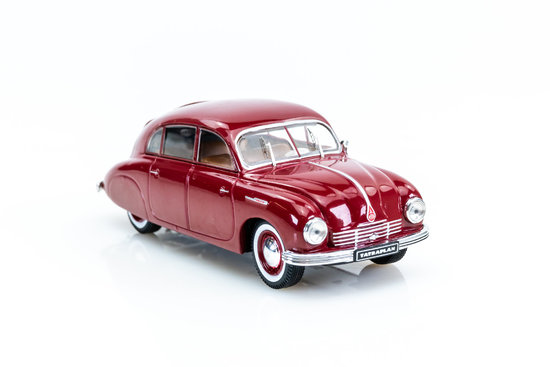 Tatra T600, dark red, 1950