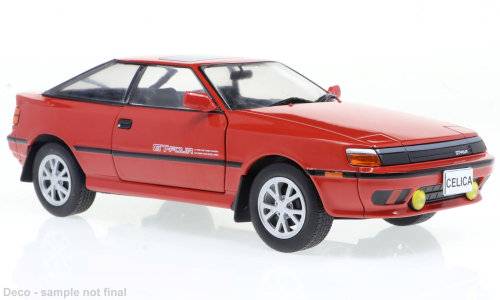 【日本限定モデル】 Toyota Celica Modelsnavigator.com | 1986 red, Four, GT トロフュー