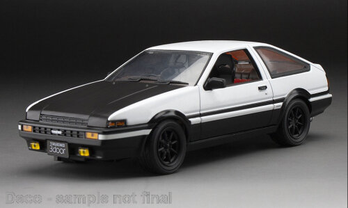 Toyota Sprinter Trueno (AE86), Weiß/Schwarz