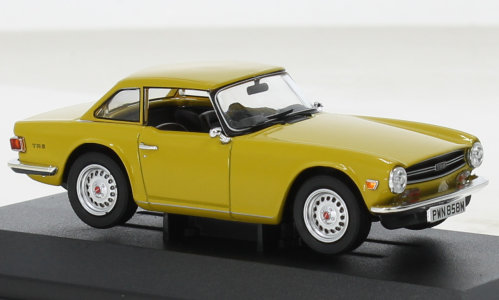 Triumph TR6, metallic-gelb, RHD