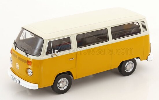 Volkswagen T2b Minibus 1972 žlto biely