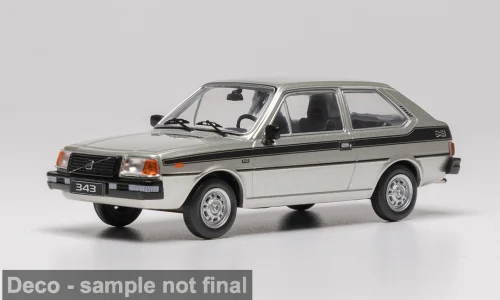 Volvo 343, stříbrná/dekor, 1976