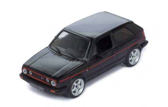 VW Golf II GTI, black/red, 1984