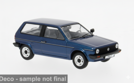 VW Polo II, tmavomodrá  1981