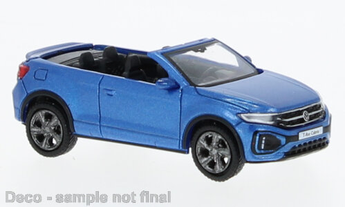 VW T-Roc Kabriolet, metallic-blue, 2022