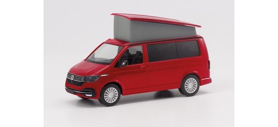 VW T 6.1 California, cherry red