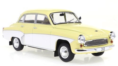 Wartburg 312, light yellow/white, 1965