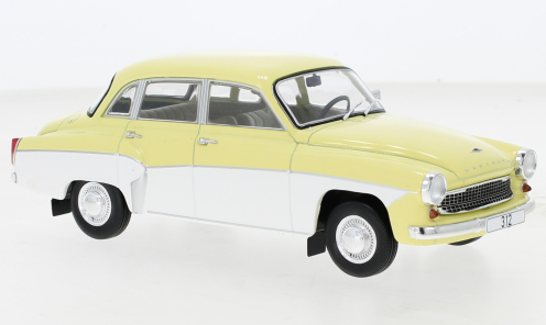 Wartburg 312, žltá/biela, 1965
