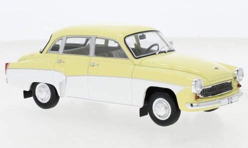 Wartburg 312, žltá/biela, 1965