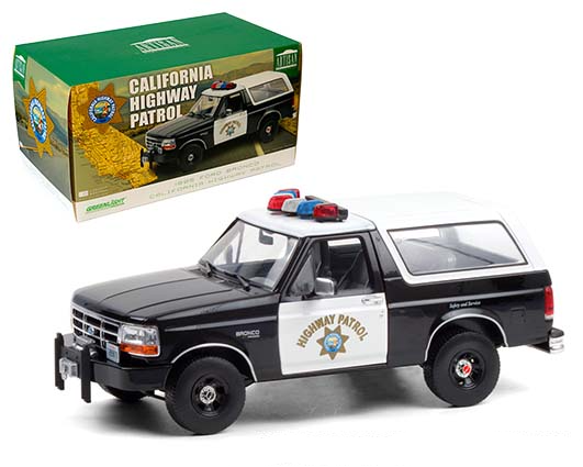 FORD USA - BRONCO HARD-TOP CLOSED CALIFORNIA HIGHWAY PATROL POLICE 1995