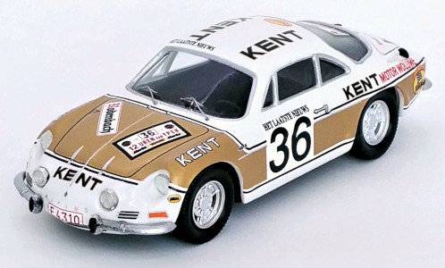 Trofeu RRbe40 – Alpine Renault A110 – Ypres 1972 N°36 – 1/43 Résine – Neuf