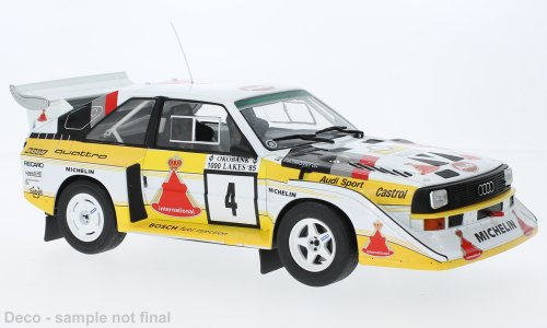 Audi sport quattro S1 E2, No.4, 1000 lago rally 1985