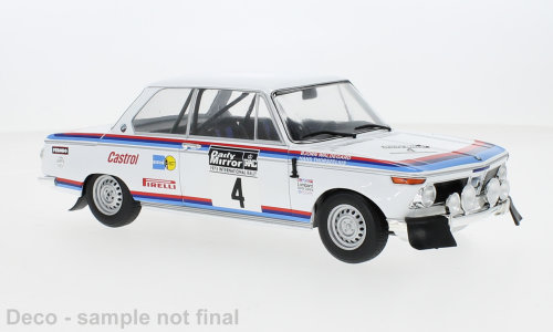 BMW 2002, No.4, Rallye WM, RAC Rally, B.Waldegard/H.Thorszelius, 1973