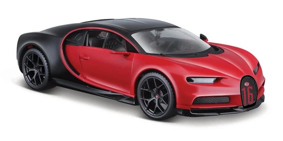 Bugatti Chiron Sport, red and black