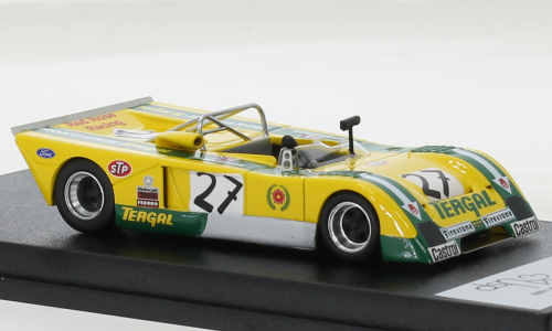 Chevron B21, RHD, No.27, Vila Real, J.Bridges, 1974