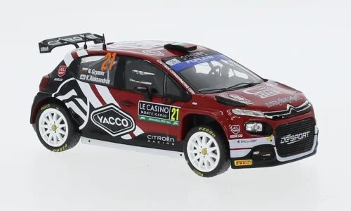 Citroen C3 Rally 2, No.21, WRC, Rallye Monte Carlo, N.Gryazin/K.Aleksandrov, 2024