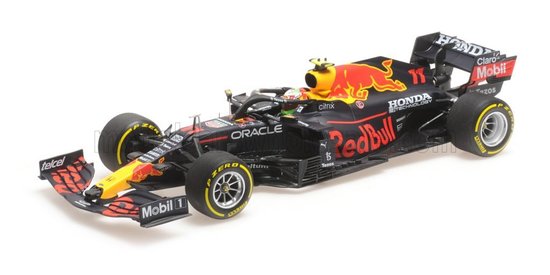 F1 RB16B HONDA RA620H TEAM ASTON MARTIN N 11 MEXICO GP 2021 SERGIO PEREZ - MATT BLUE YELLOW RED