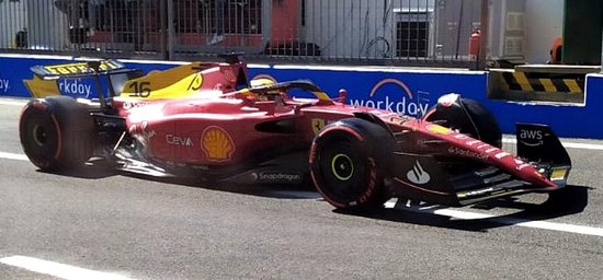 FERRARI - F1-75 SCUDERIA FERRARI N 16 2nd MONZA GP ITALY (POLE POSITION) 2022 CHARLES LECLERC