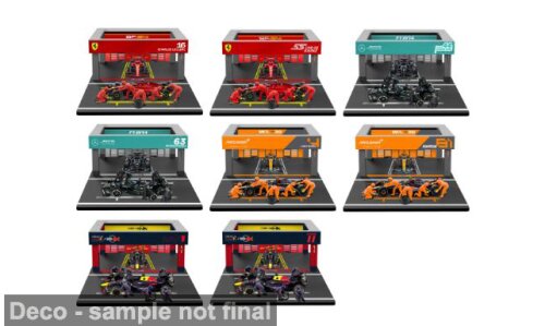 Ferrari + Red Bull + Mercedes + McLaren, 2024, 8-pitbox sada