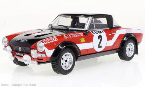 Fiat 124 Abarth, No.2, Rally Monte Carlo , 1973 B.Waldegard
