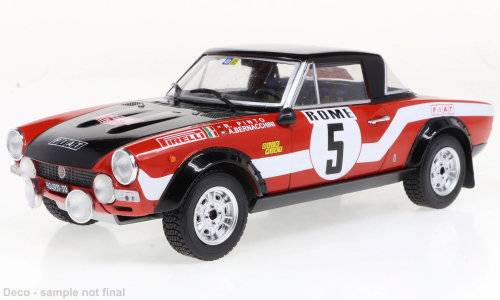 Fiat 124 Abarth, No.5, Rally Monte Carlo , 1973 R.Pinto/A.Bernacchini