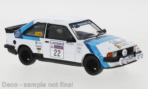 Ford Escort MKIII RS 1600i, No.22, RAC Rally, 1983 