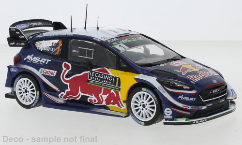 Ford Fiesta WRC, No.1, MS Sport, Red Bull, Rallye Monte Carlo, 2018 S.Ogier/J.Ingrassia