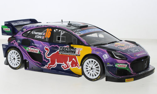 Ford Puma Rally1, No.16, Red Bull, Rallye WM, Rallye Monte Carlo, A.Fourmaux/A.Coria, 2022
