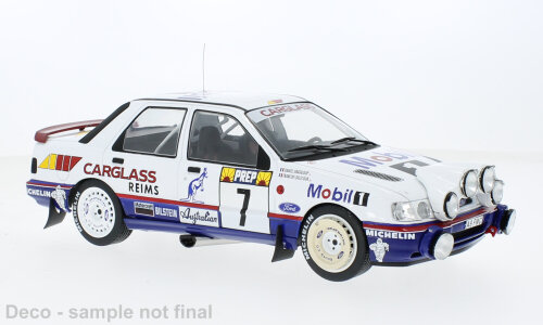 Ford Sierra Cosworth 4x4, No.7, Mobil 1, Rallye WM, Rallye Monte Carlo, F.Delecour/D.Grataloup, 1992