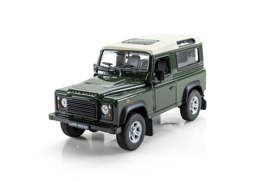 Land Rover Defender, green/white