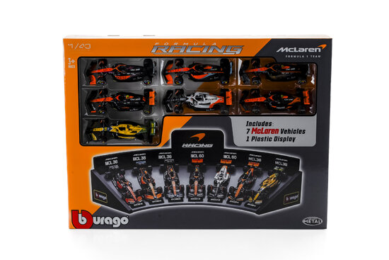 Set F1 7x McLaren:  MCL36 + 2xMCL60 + MCL60 + MCL38