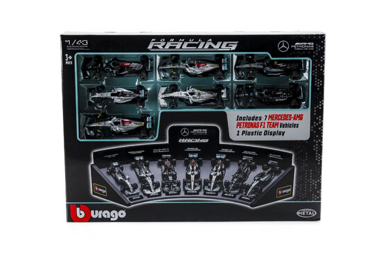 Set F1 7x Mercedes: W05 + W07 + W10 + W12 + W13 + W14 + W15
