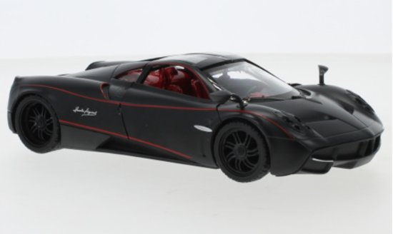 Pagani Huayra - matná čierna / červená