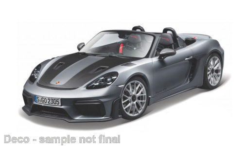 Porsche 718 Spyder RS, grey/black, 2024