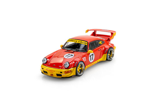 Porsche 911 (964) RWB žlutá/červená