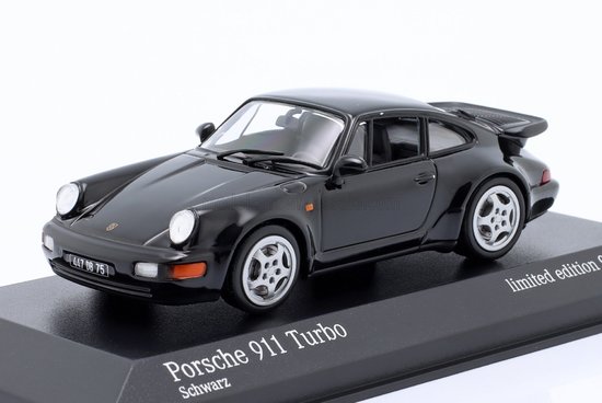 Porsche 911 (964) Turbo rok 1990, schwarz