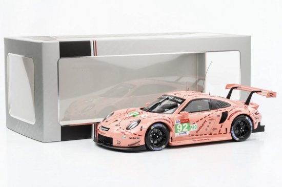 PORSCHE 911 991 RSR TEAM PORSCHE GT N 92 WINNER LMGTE PRO PINK PIG TRIBUTE 24h LE MANS 2018