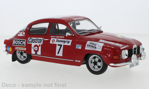 Saab 96 V4, No.7, Rallye WM, Rallye Sweden, P.Eklund/R.Carlsson, 1973