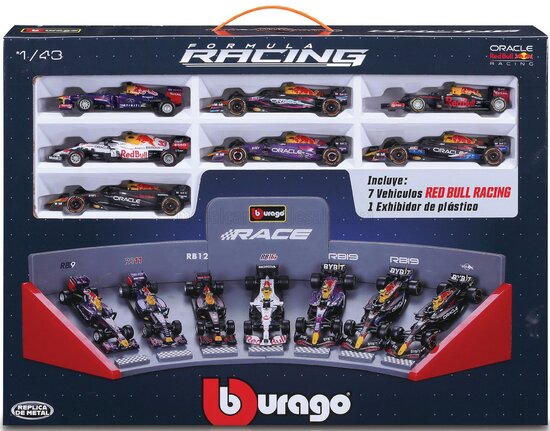 Set 7x RedBull RB9 + RB11 + RB12 + RB16B + 2x RB19 + RB20
