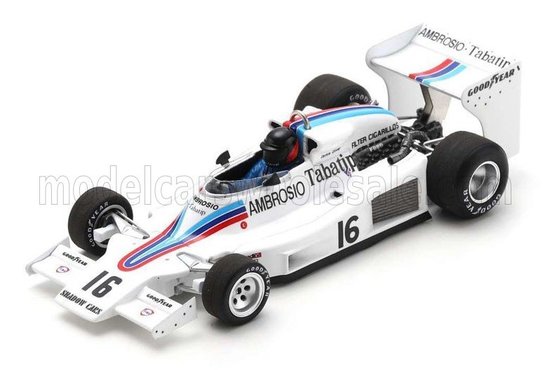 SHADOW - F1 DN8 N 16 SWEDEN GP 1977 JACKIE OLIVER - WHITE