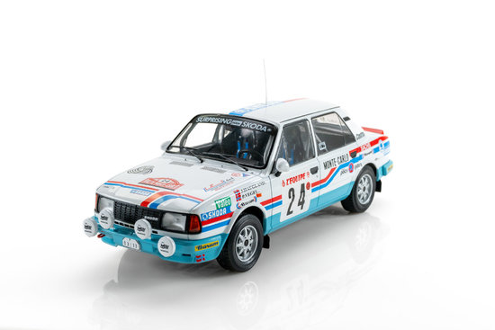 Škoda 130 L, No.24, WRC, Rally Monte Carlo 1987