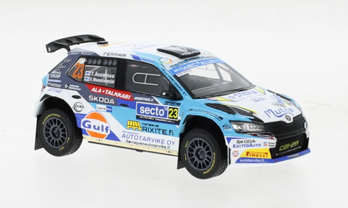 Škoda Fabia Rally2 EVO, No.23, WRC, Rallye Finland 2022