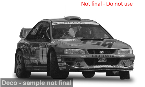 Subaru Impreza S5 WRC, Rallye Deutschland, #1, 1999